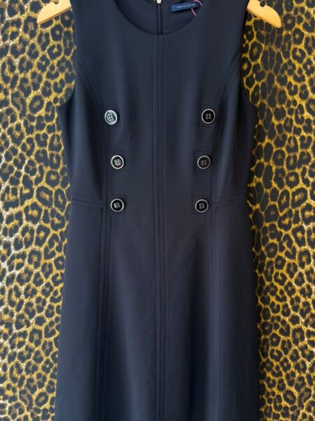 Vestido Tommy Tubinho Preto sem Manga M