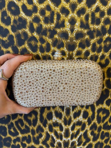Clutch Rigida Em Strass