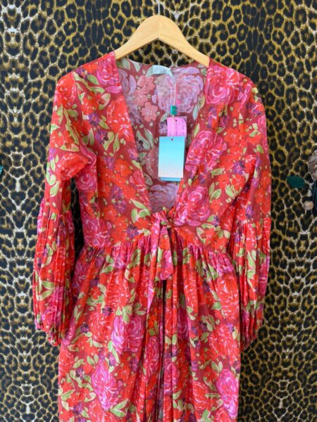 Tunica MOS Floral Transpassada PP