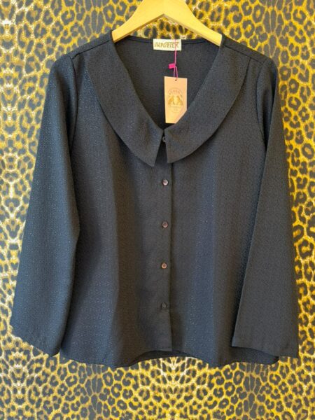 Camisa Importex Lurex com Gola Boneca 42
