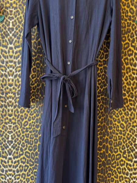Vestido Alladia Chemise Longo Preto 38