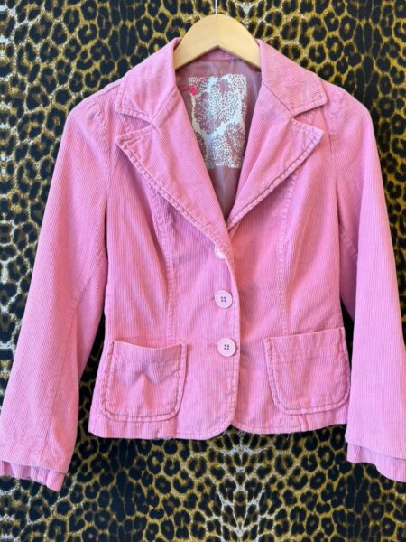 Blazer Veludo Rosa 38