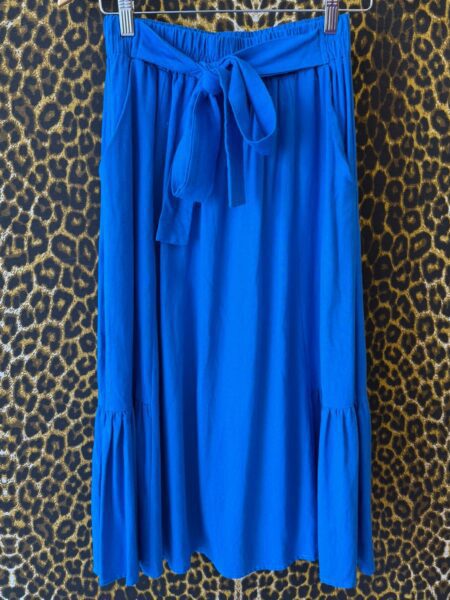 Saia Cantao Longa Azul Royal P