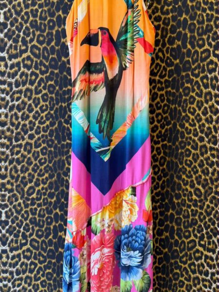 Vestido Farm Midi Estampa Tucano P