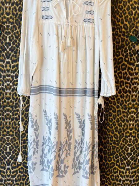 Vestido Zara TRF Boho Bordado P