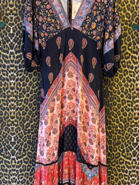 Vestido Farm Estampado Com Manga 3/4 G