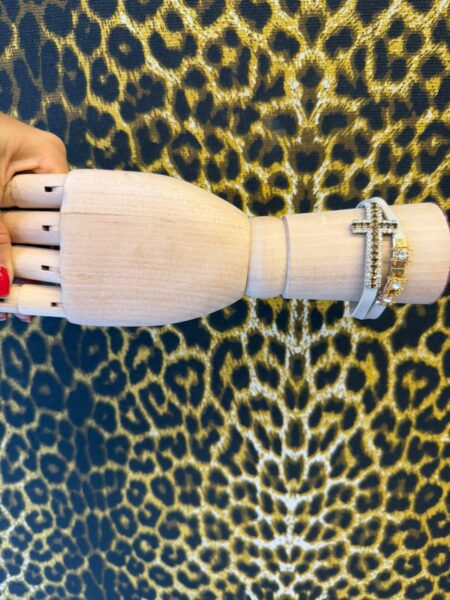 Pulseira Couro Crucifixo