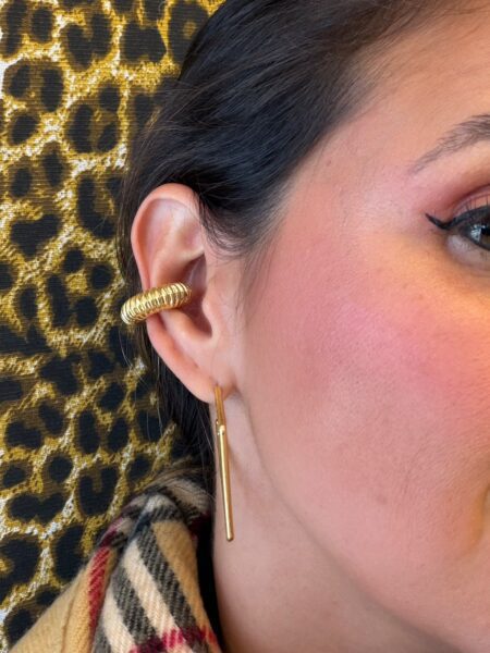 Piercing Dourado Frizado