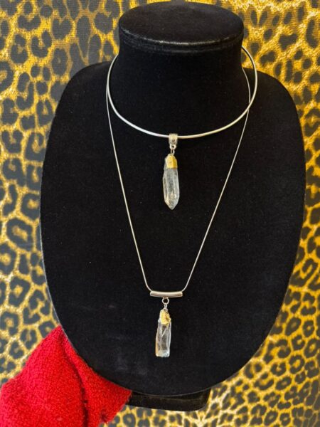 Conj. Choker + Colar Cristal