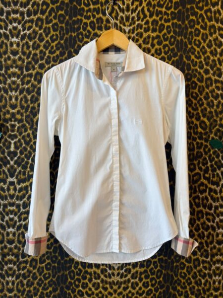Camisa Burberry London Social Branca M