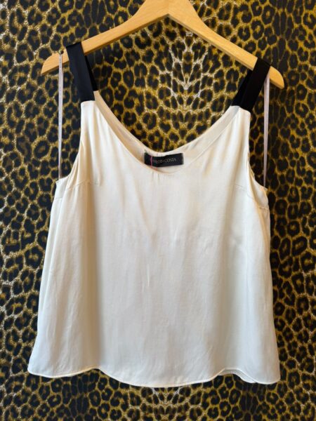 Camisa Carol Costa Seda off white G