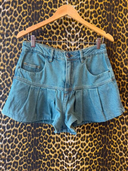 Short Oh,Boy Jeans Lavagem Verde 38