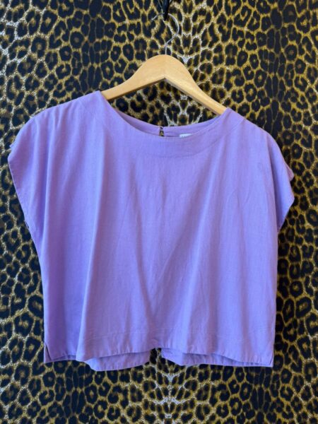Blusa Cantao Lilas Manga Curta M