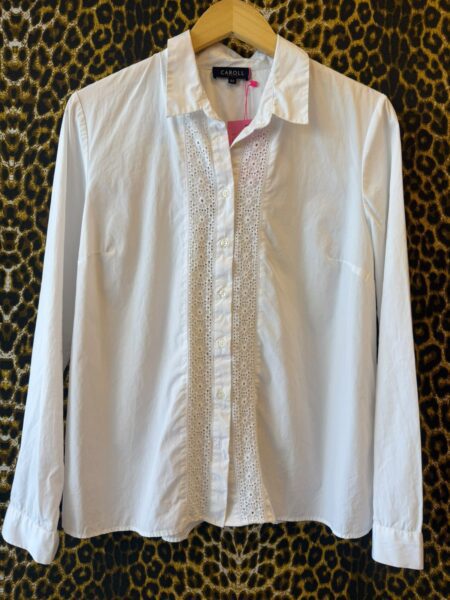 Blusa Branca Feminina Estilo Tricoline 44