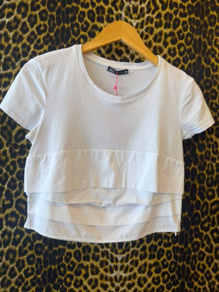 Cropped Bianca Zara Com Babados M