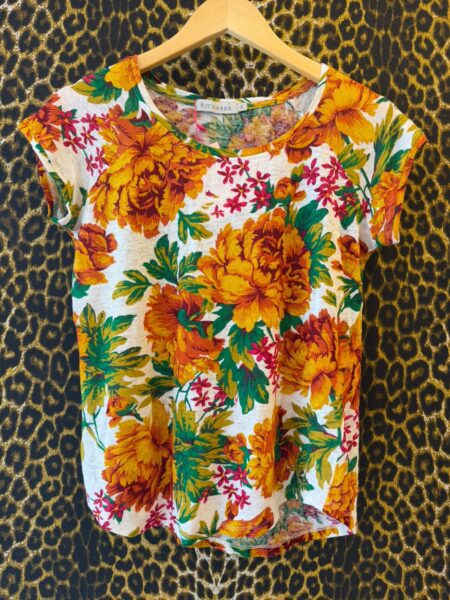 Blusa Richards de Estampa Floral de Cores Vibrantes P