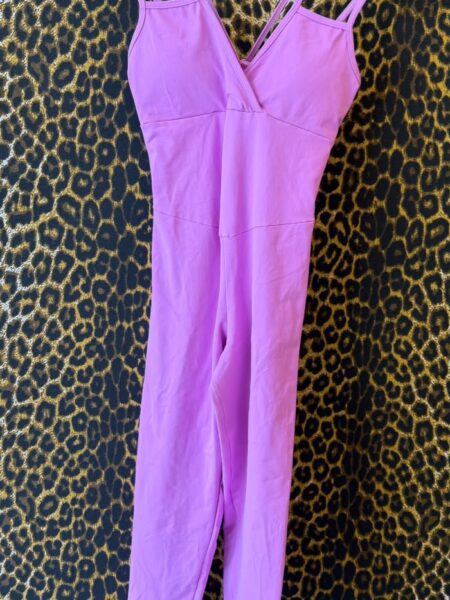 Macacao Fitness Transpassado Lilas M